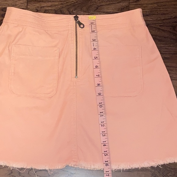 Madewell Coral Denim Mini Skirt - Picture 4 of 6